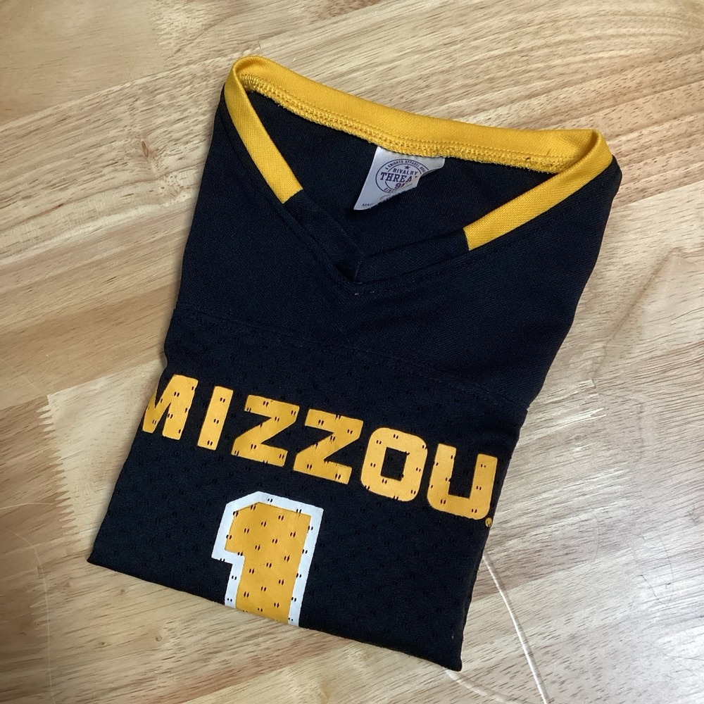 Baby‎ Boy Rivalry Threads Mizzou Tigers Short Sleeves Mesh Jersey - 4T